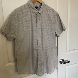 J Crew Men's XL Short Sleeve Button Up